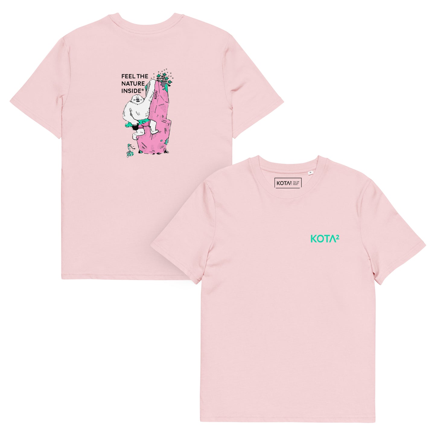 Climbing Bear organic cotton t-shirt