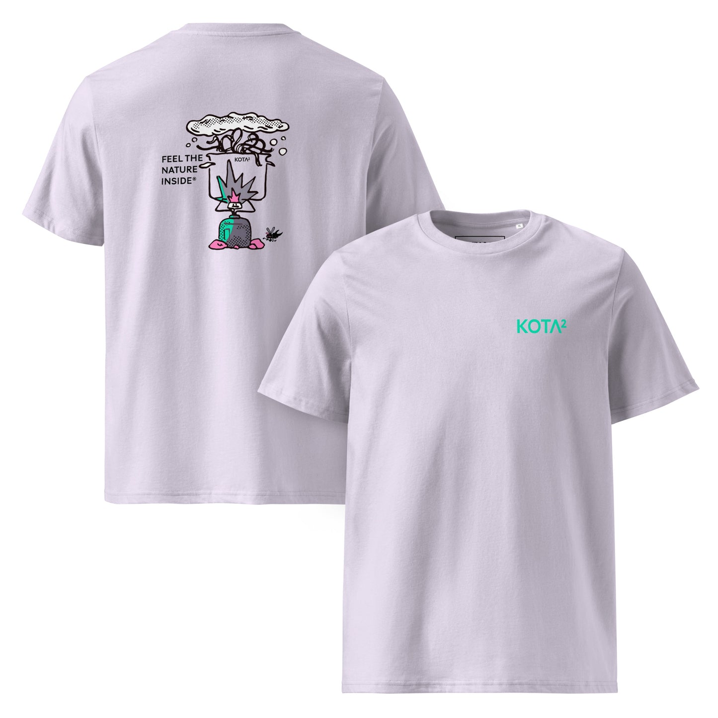Camping organic cotton t-shirt