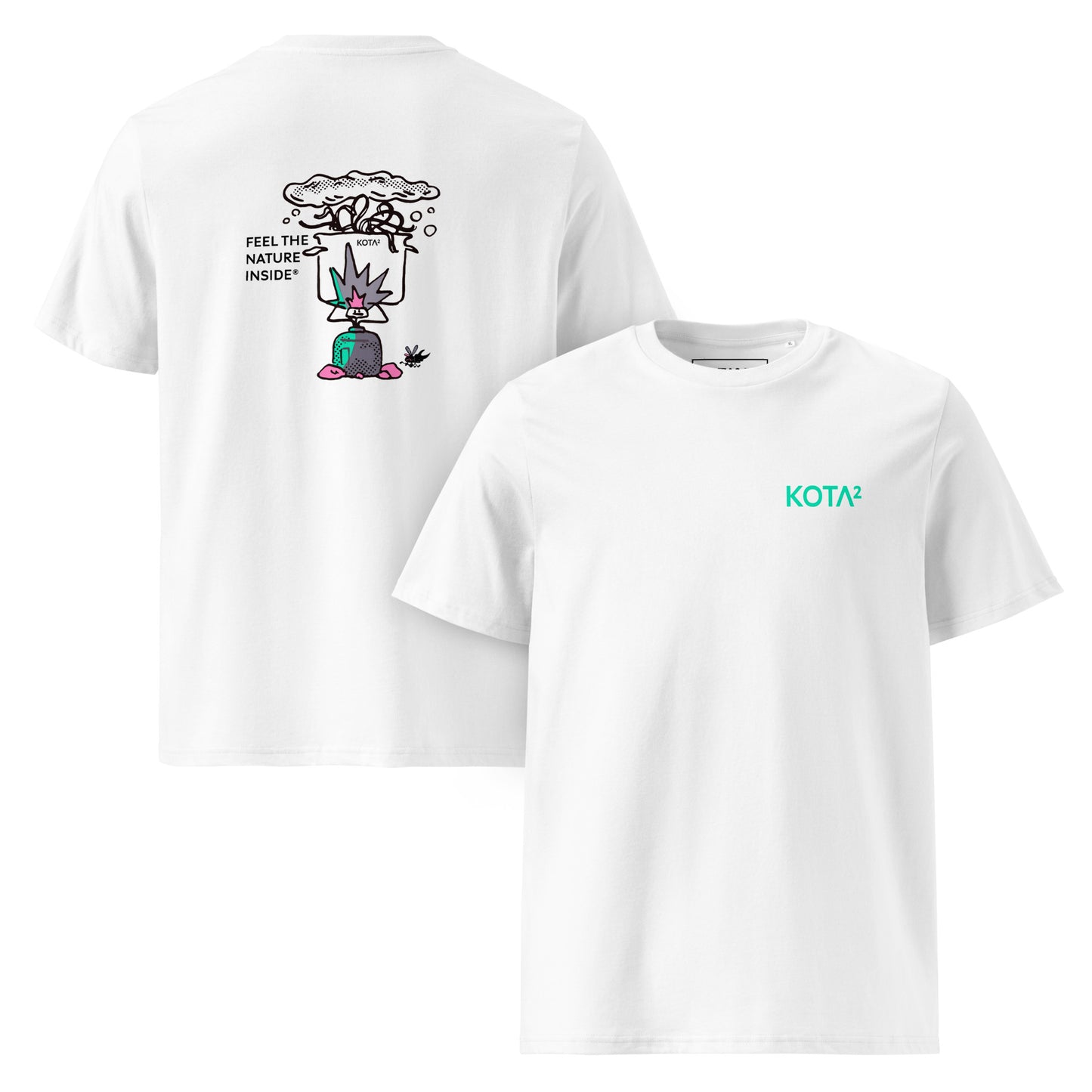 Camping organic cotton t-shirt