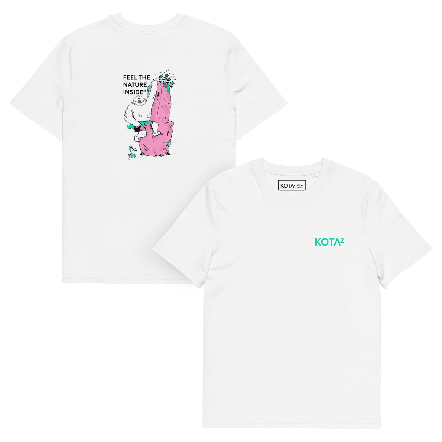 Climbing Bear organic cotton t-shirt