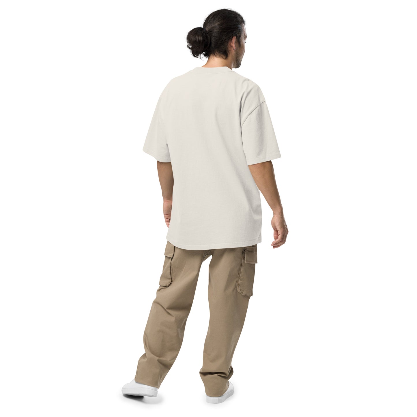 Men's oversized faded VÄKI Tree t-shirt