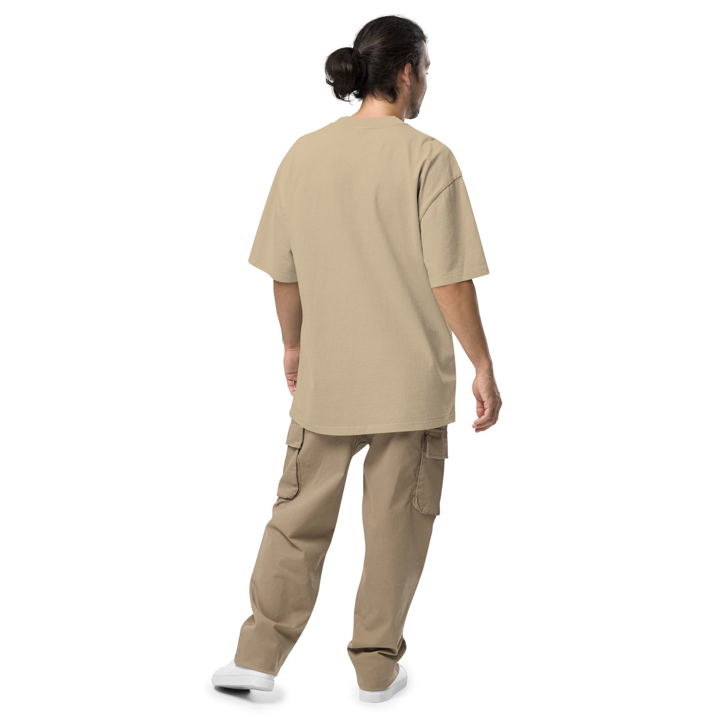 Men's oversized faded VÄKI Tree t-shirt