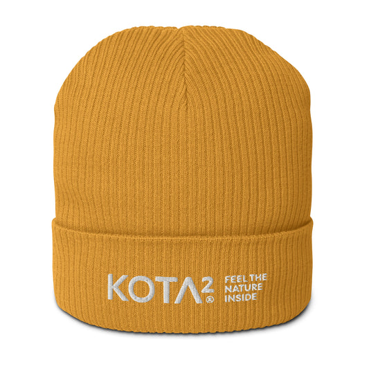 Organic ribbed beanie
