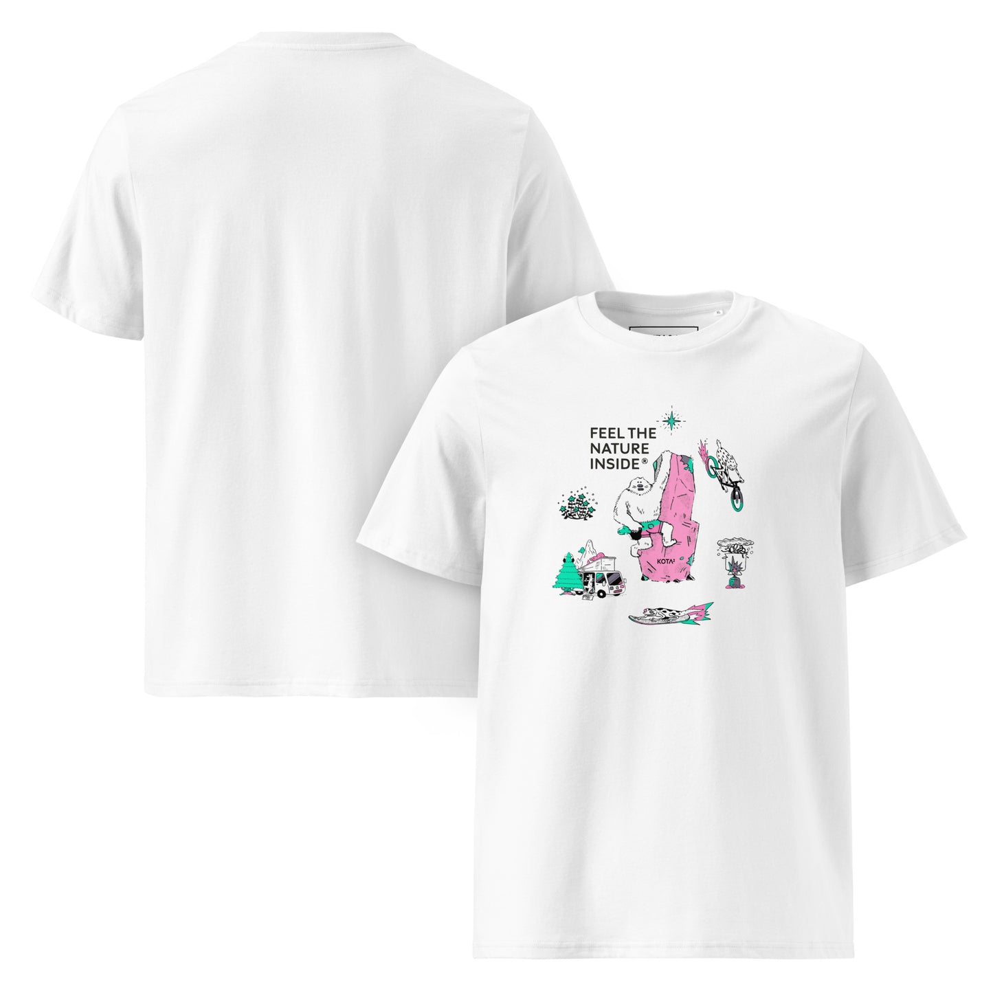 Funky Outdoor organic cotton t-shirt